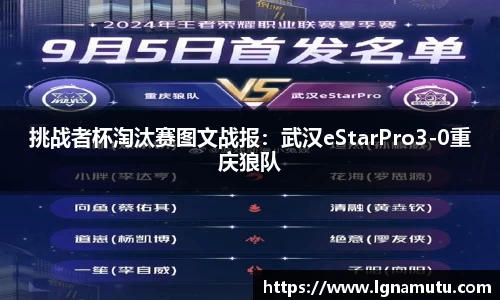 挑战者杯淘汰赛图文战报：武汉eStarPro3-0重庆狼队
